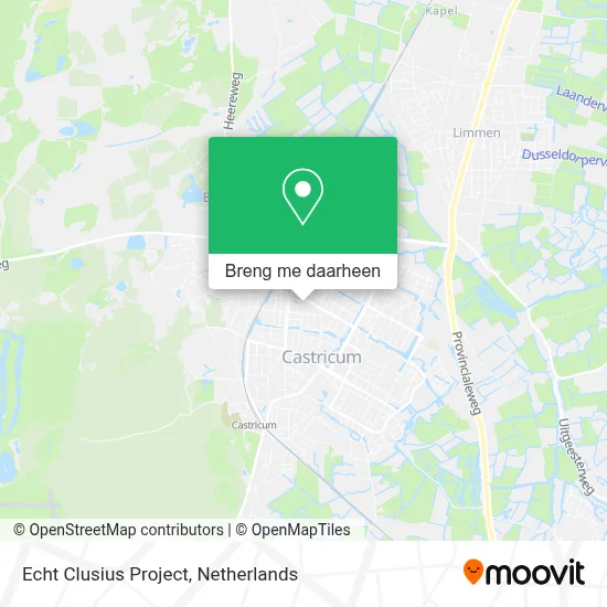 Echt Clusius Project kaart