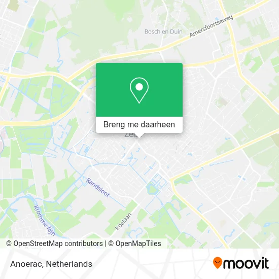 Anoerac kaart