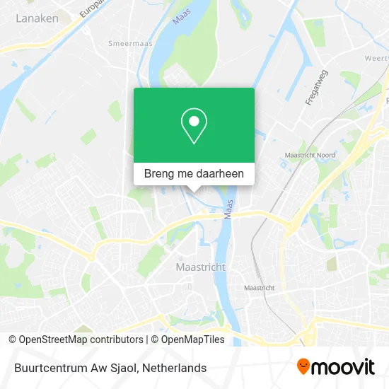 Buurtcentrum Aw Sjaol kaart