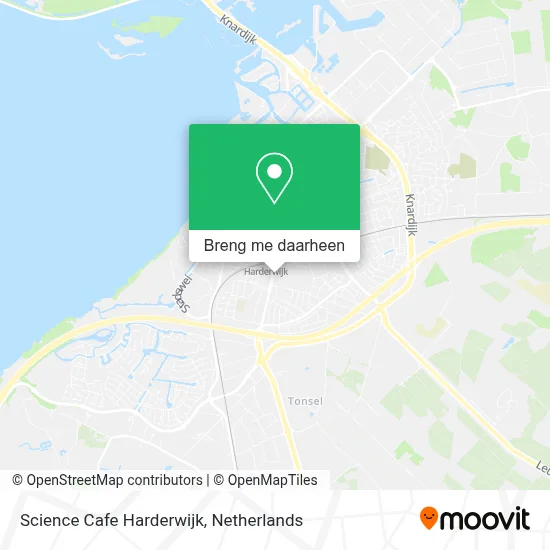Science Cafe Harderwijk kaart
