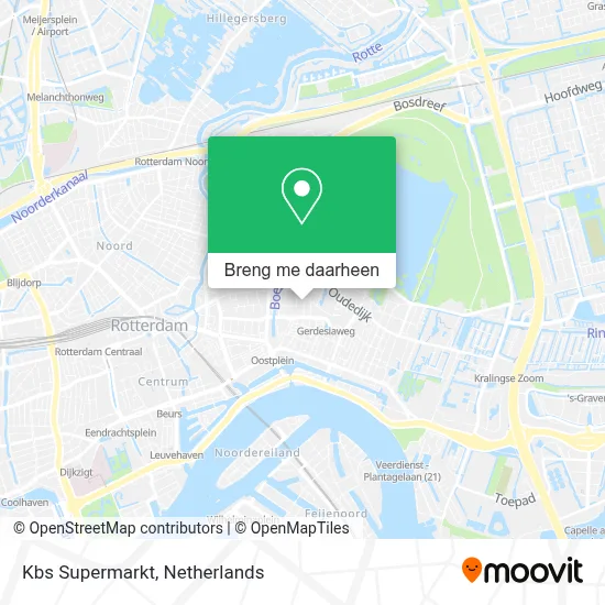Kbs Supermarkt kaart