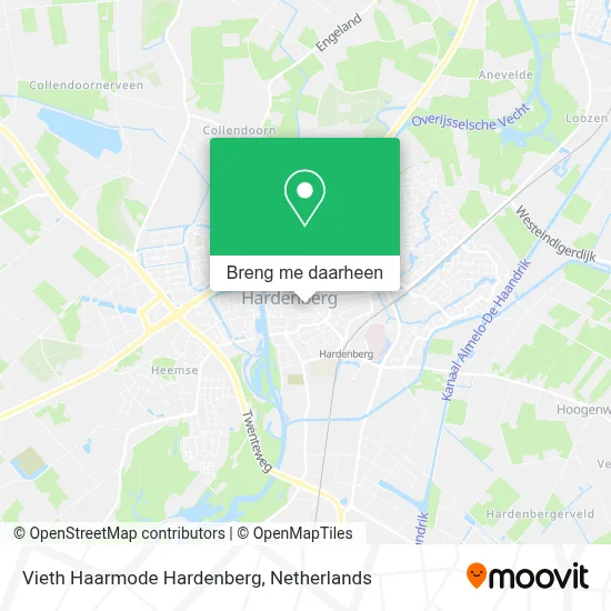 Vieth Haarmode Hardenberg kaart