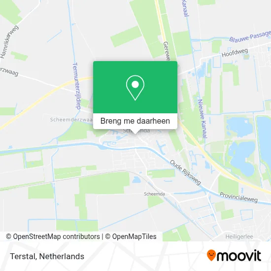 Terstal kaart