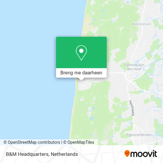 B&M Headquarters kaart