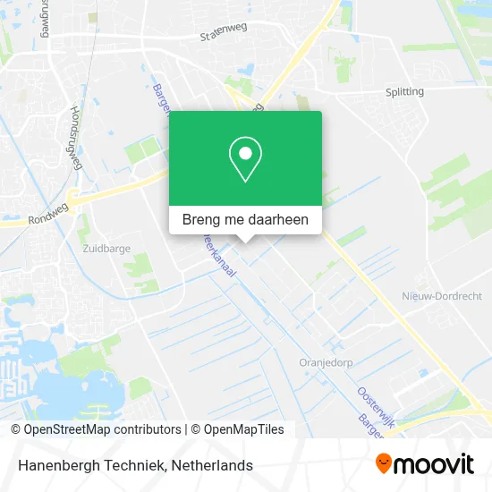 Hanenbergh Techniek kaart