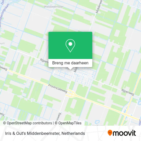 In's & Out's Middenbeemster kaart