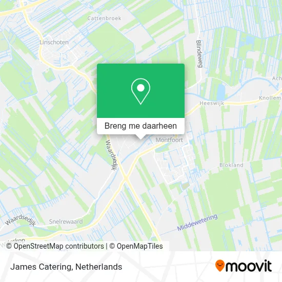 James Catering kaart