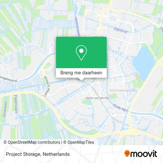 Project Storage kaart