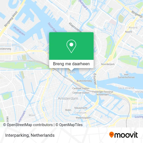 Interparking kaart