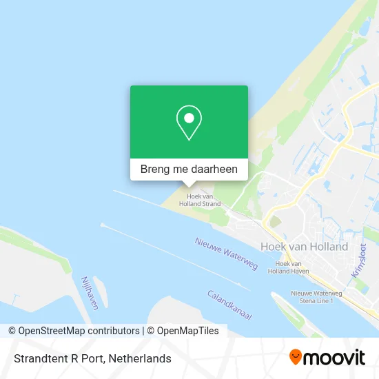 Strandtent R Port kaart