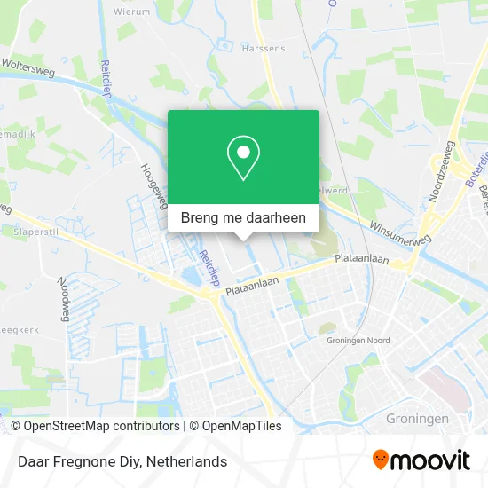 Daar Fregnone Diy kaart