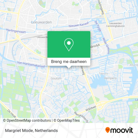 Margriet Mode kaart