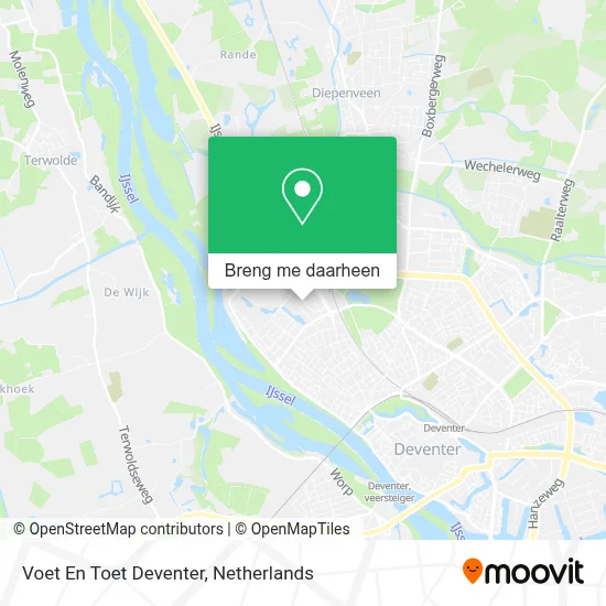 Voet En Toet Deventer kaart