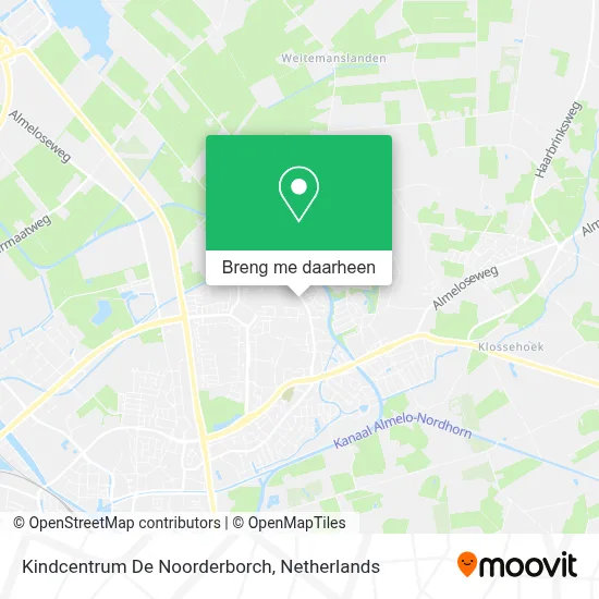 Kindcentrum De Noorderborch kaart