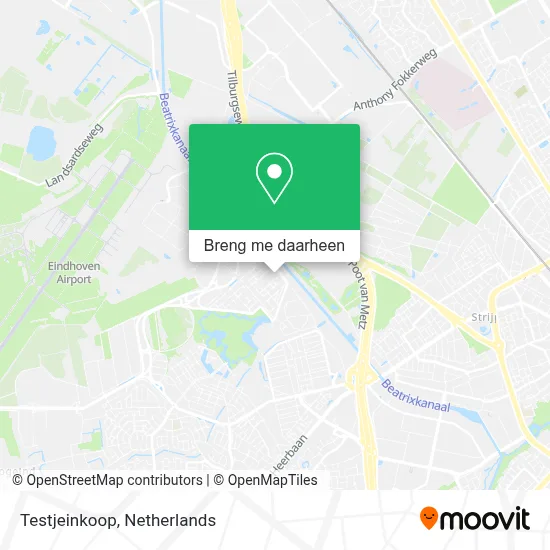 Testjeinkoop kaart