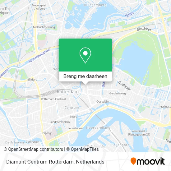 Diamant Centrum Rotterdam kaart