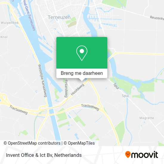 Invent Office & Ict Bv kaart