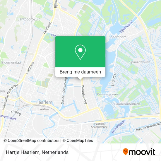 Hartje Haarlem kaart