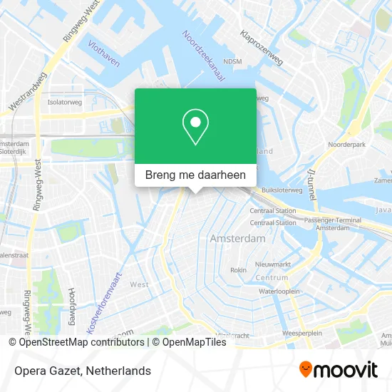 Opera Gazet kaart
