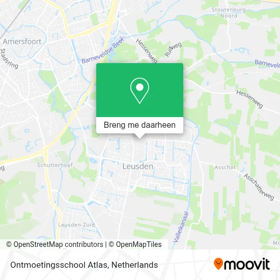 Ontmoetingsschool Atlas kaart