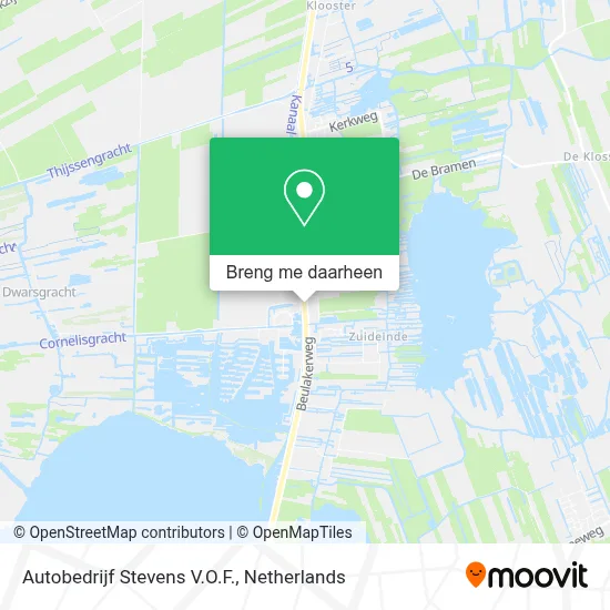 Autobedrijf Stevens V.O.F. kaart