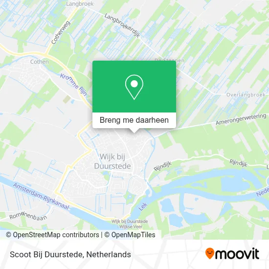 Scoot Bij Duurstede kaart