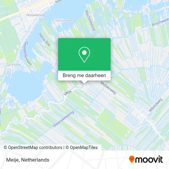 Meije kaart