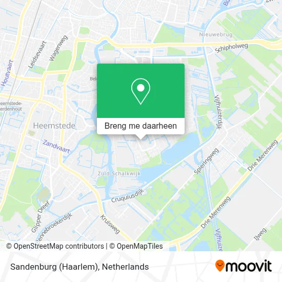 Sandenburg (Haarlem) kaart