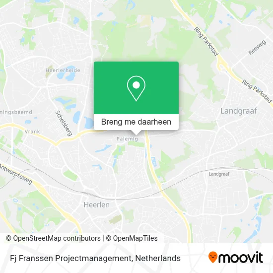 Fj Franssen Projectmanagement kaart