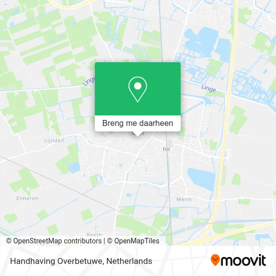Handhaving Overbetuwe kaart