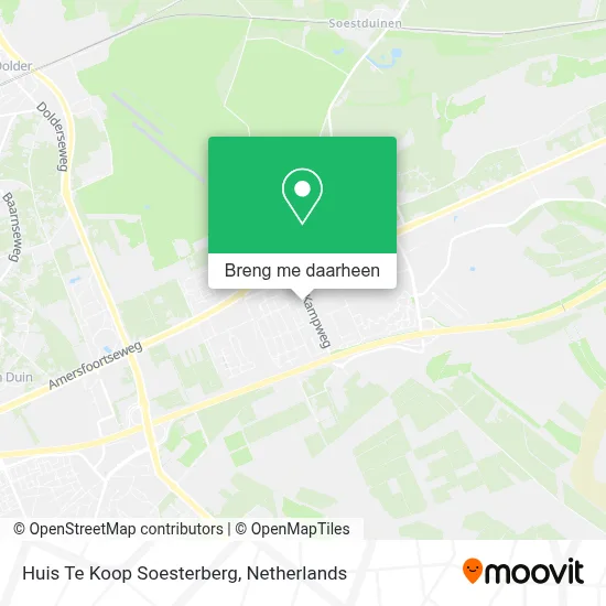 Huis Te Koop Soesterberg kaart