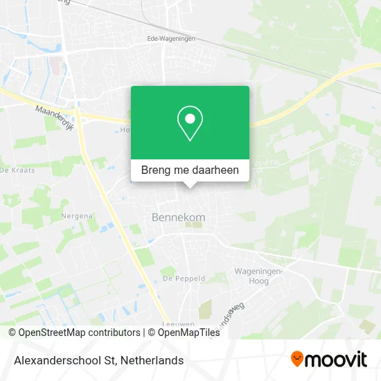 Alexanderschool St kaart