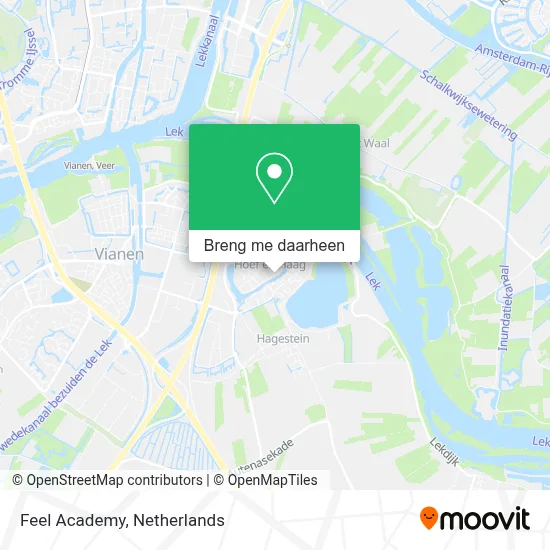 Feel Academy kaart