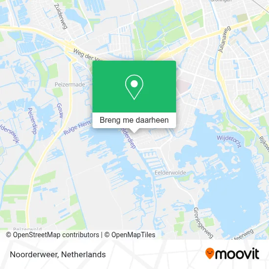Noorderweer kaart