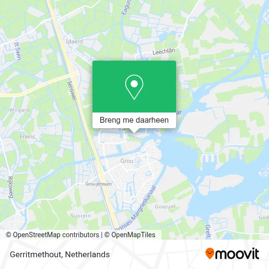 Gerritmethout kaart