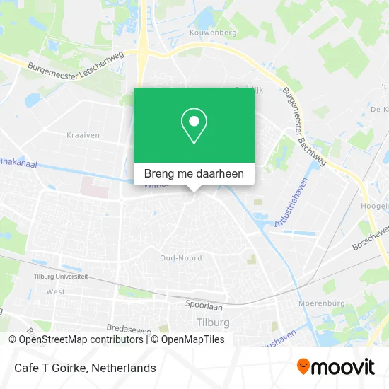 Cafe T Goirke kaart