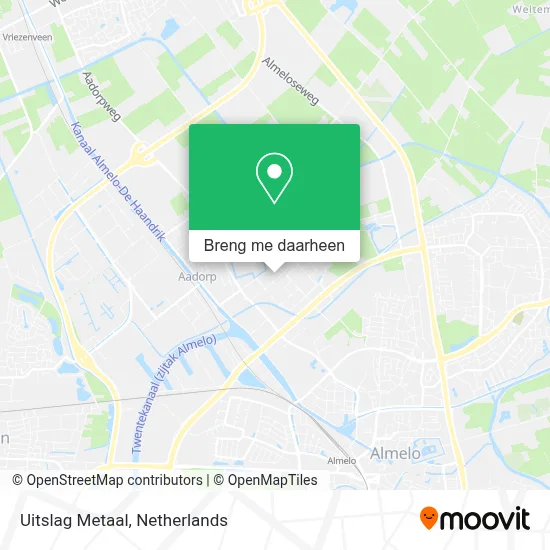 Uitslag Metaal kaart
