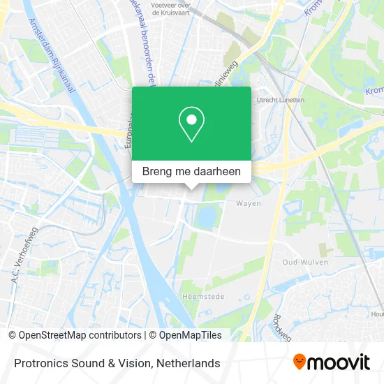Protronics Sound & Vision kaart