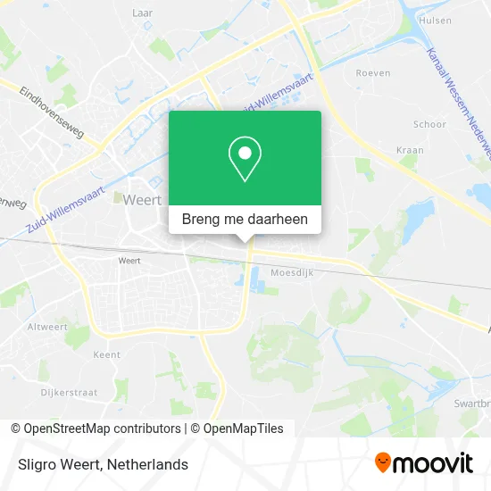 Sligro Weert kaart