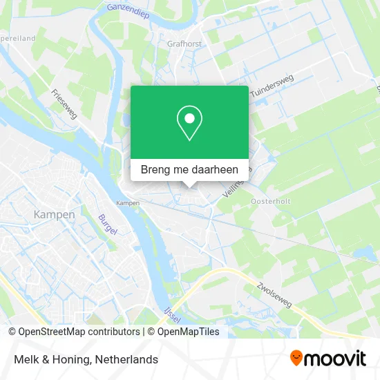 Melk & Honing kaart