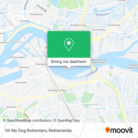Oh My Dog Rotterdam kaart