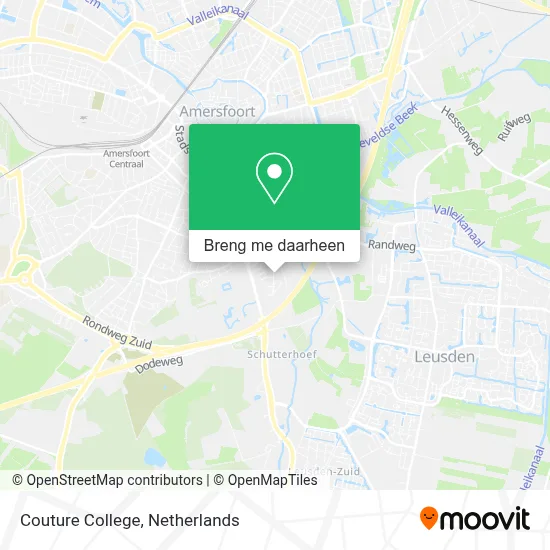 Couture College kaart