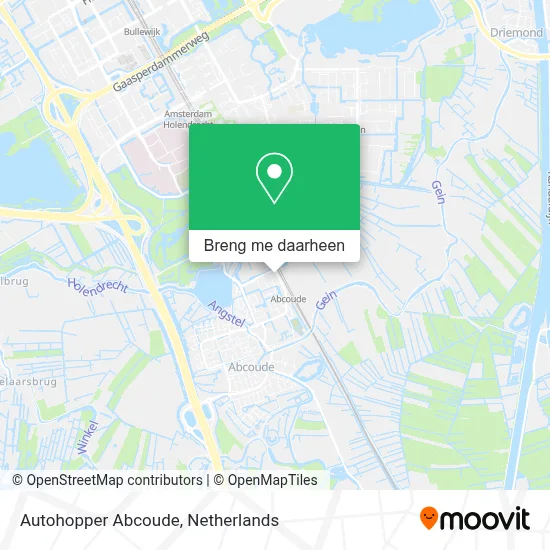 Autohopper Abcoude kaart