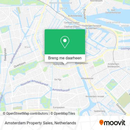 Amsterdam Property Sales kaart