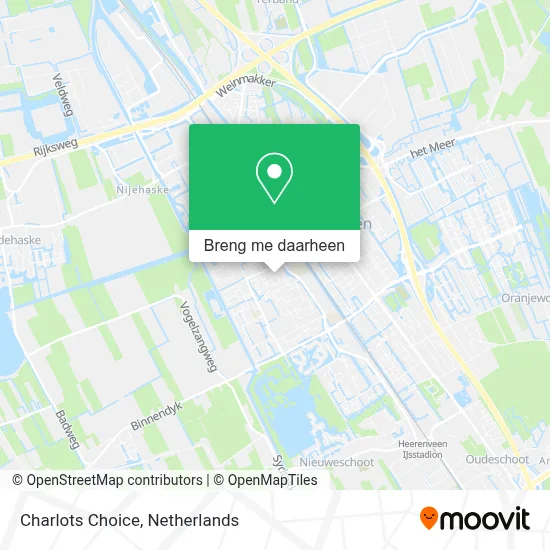 Charlots Choice kaart