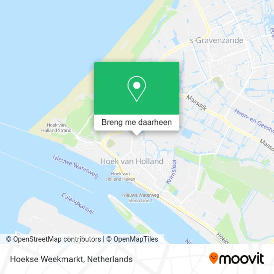 Hoekse Weekmarkt kaart