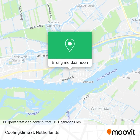 Coolingklimaat kaart