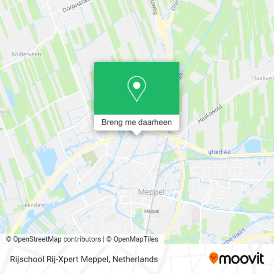 Rijschool Rij-Xpert Meppel kaart