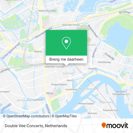 Double Vee Concerts kaart
