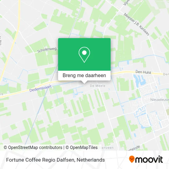 Fortune Coffee Regio Dalfsen kaart